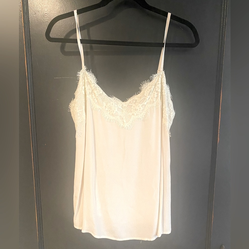 Ivory lace top camisole